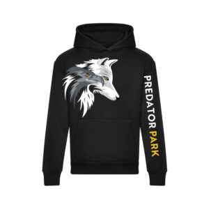 Unisex Be More Wolf Black Hoodie
